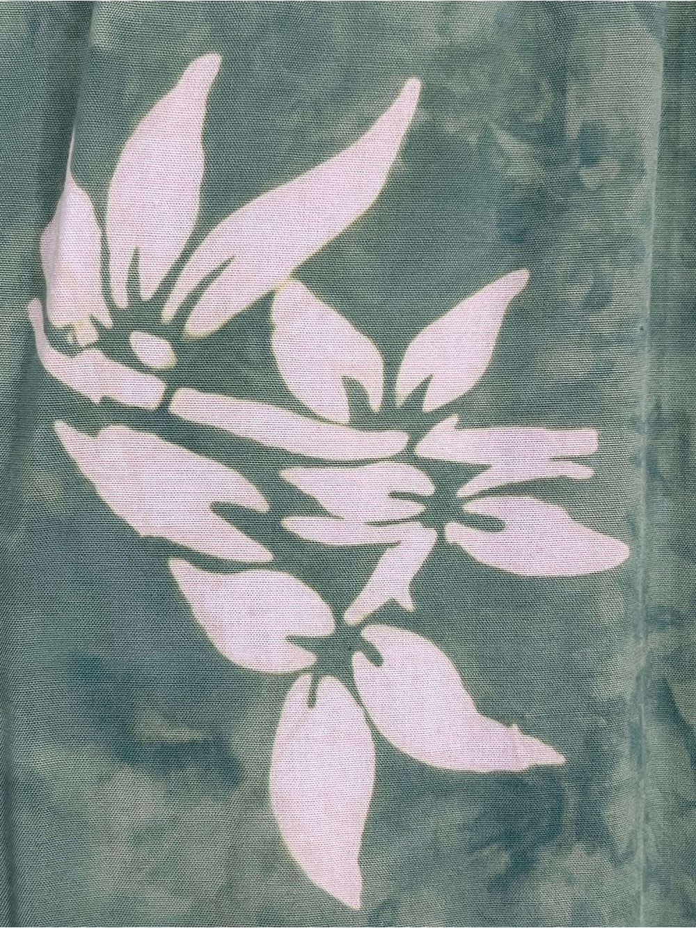 Sleeveless Lightweight Floral Maxi Dress Button Front in Green White size Medium - Picture 7 of 9